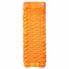  1 személyes narancssárga önfelfújó kempingmatrac párnával