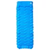 1 személyes kék önfelfújó kempingmatrac párnával