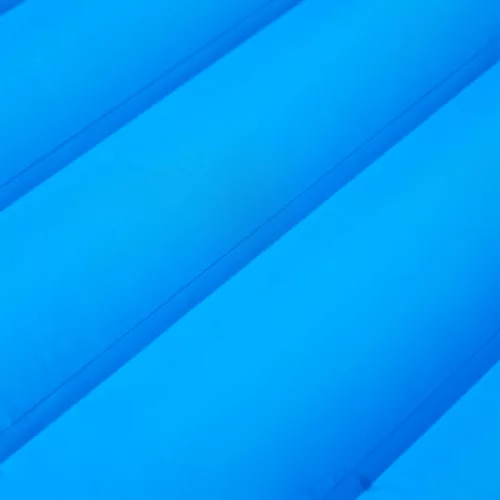  1 személyes kék önfelfújó kempingmatrac párnával