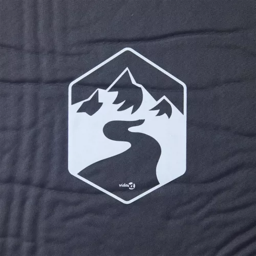  1 személyes szürke önfelfújó kempingmatrac párnával