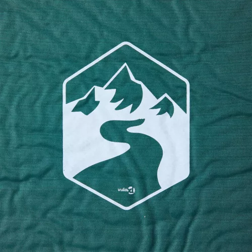  1 személyes zöld önfelfújó kempingmatrac párnával