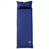  1 személyes tengerészkék önfelfújó kempingmatrac párnával
