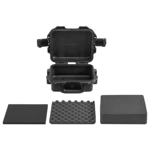  fekete PP hordozható repülős tok 30x24,5x12,5 cm