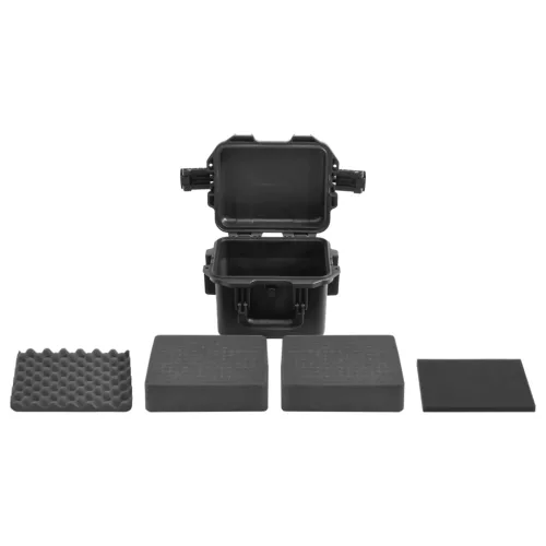  fekete PP hordozható repülős tok 30 x 24,5 x 20 cm