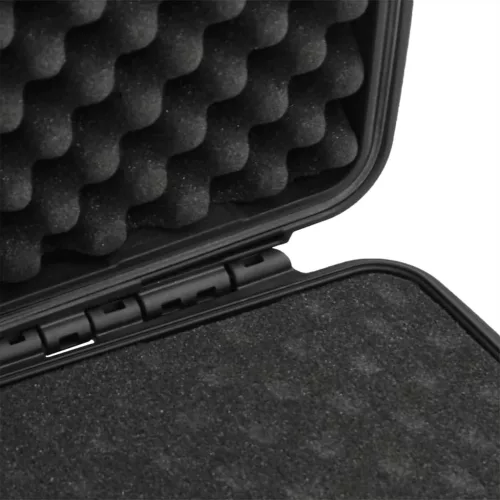  fekete PP hordozható repülős tok 50,5 x 37 x 14,5 cm