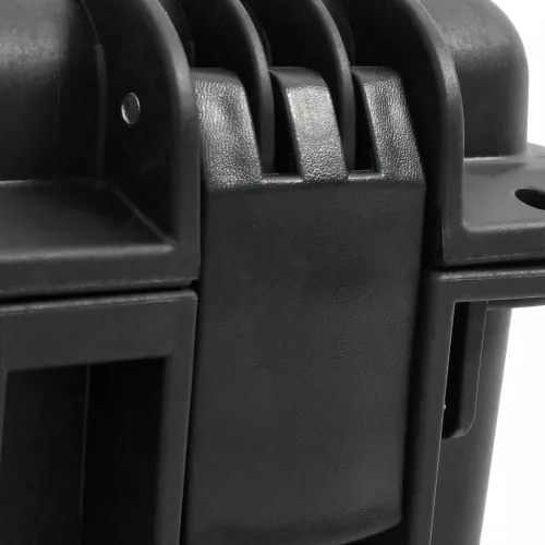  fekete PP hordozható repülős tok 50,5 x 37 x 14,5 cm