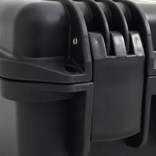  fekete PP hordozható repülős tok 49 x 38 x 23 cm