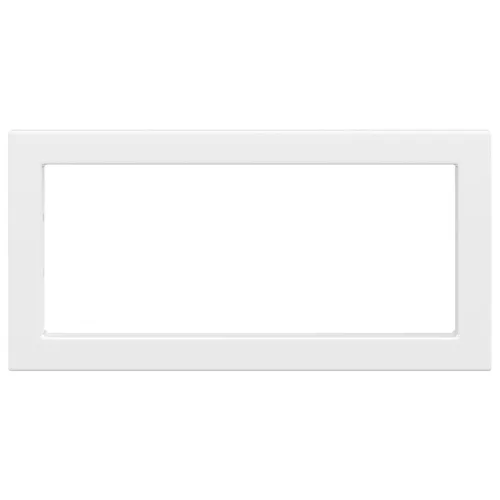  2 db fehér négyszögletes acél polctartó mosdóhoz