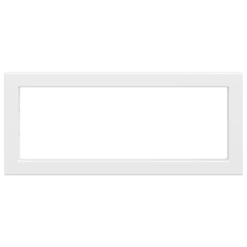  2 db fehér négyszögletes acél polctartó mosdóhoz