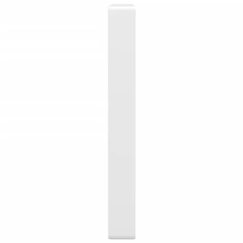  2 db fehér négyszögletes acél polctartó mosdóhoz