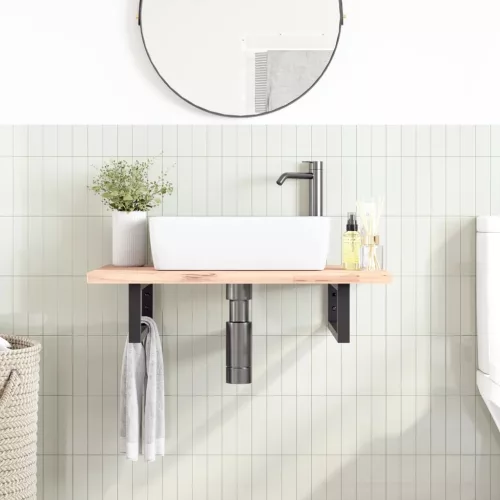  2 db fekete négyszögletes acél polctartó mosdóhoz