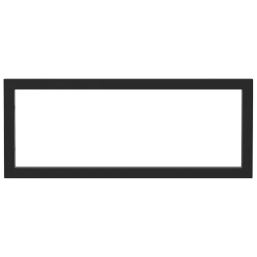  2 db fekete négyszögletes acél polctartó mosdóhoz