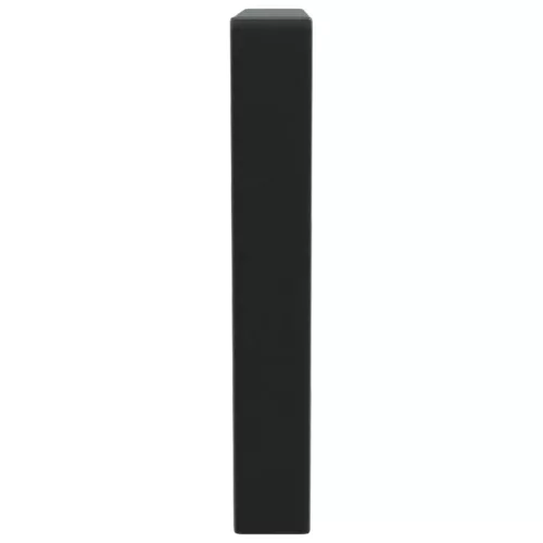  2 db fekete trapéz alakú acél polctartó mosdóhoz