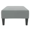  világosszürke szövet lábzsámoly 77x55x31 cm