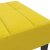  sárga bársony lábzsámoly 77x55x31 cm
