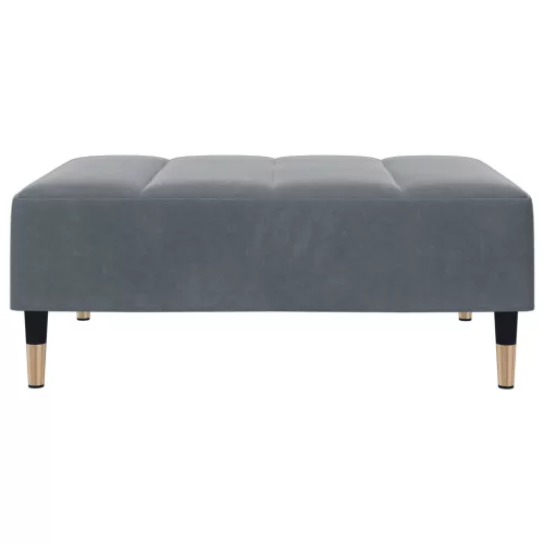  sötétszüke bársony lábzsámoly 77x55x31 cm