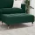  sötétzöld bársony lábzsámoly 77x55x31 cm