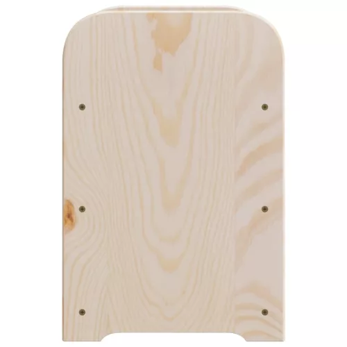  tömör fenyőfa bortartó állvány tetővel 43 x 25 x 37 cm