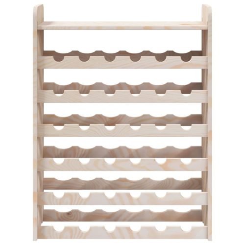  tömör fenyőfa bortartó állvány tetővel 67,5 x 25 x 87 cm