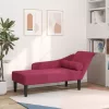  bordó bársony dívány párnákkal