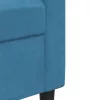  3 személyes kék bársony kanapé 210 cm