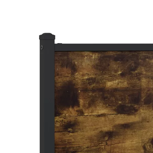  füstös tölgy színű szerelt fa és acél csere fejtámla 140 cm