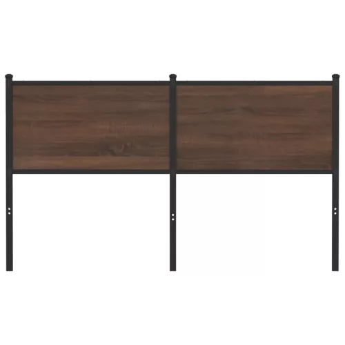  barna tölgy színű szerelt fa és acél csere fejtámla 150 cm