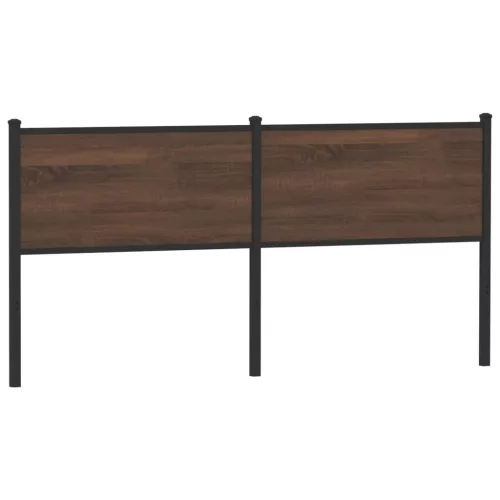  barna tölgy színű szerelt fa és acél csere fejtámla 180 cm