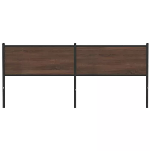  barna tölgy színű szerelt fa és acél csere fejtámla 190 cm