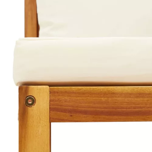  kerti sarokkanapé párnákkal akácfa és rattan