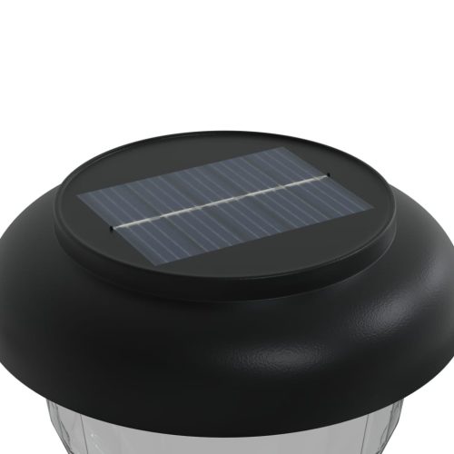  4 db meleg fehér és RGB napelemes ösvény lámpa tüskével