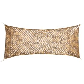  homokszínű kamuflázsháló tárolózsákkal 409x206 cm