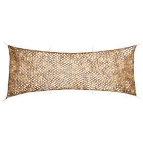  homokszínű kamuflázsháló tárolózsákkal 623x203 cm