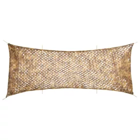  homokszínű kamuflázsháló tárolózsákkal 721x294 cm