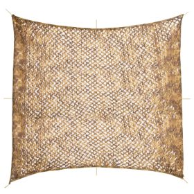  homokszínű kamuflázsháló tárolózsákkal 416x402 cm