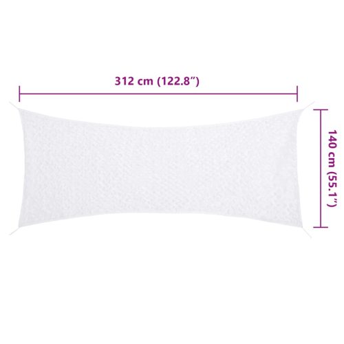  fehér kamuflázsháló tárolózsákkal 312x140 cm