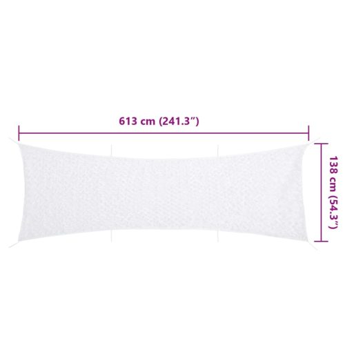  fehér kamuflázsháló tárolózsákkal 613x138 cm