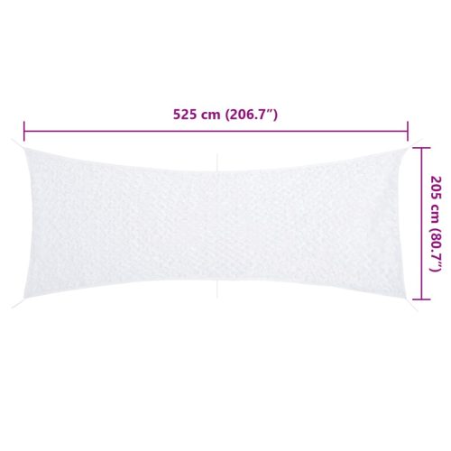  fehér kamuflázsháló tárolózsákkal 525x205 cm