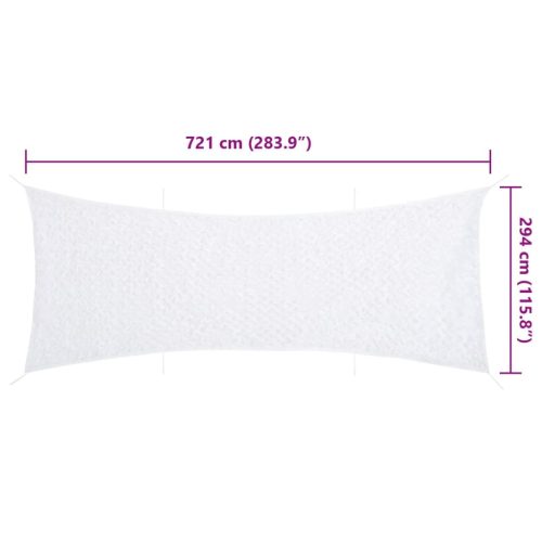  fehér kamuflázsháló tárolózsákkal 721x294 cm