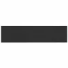  Fali Fejtámla 12 pcs Fekete 60 x 15 cm Bársony