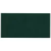  Fali Fejtámla 12 pcs Sötétzöld 60 x 30 cm Bársony