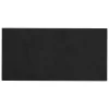  Fali Fejtámla 12 pcs Fekete 60 x 30 cm Bársony
