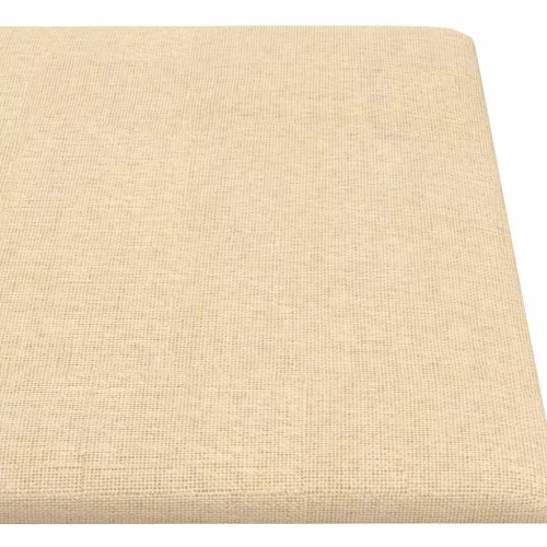  Fali Fejtámla 12 pcs Krém 90 x 15 cm szövet