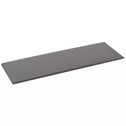  Fali Fejtámla 12 pcs Szürke 90 x 30 cm szövet