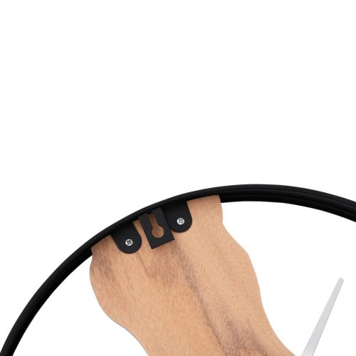  barna vas és tölgyfa falióra Ø35 cm