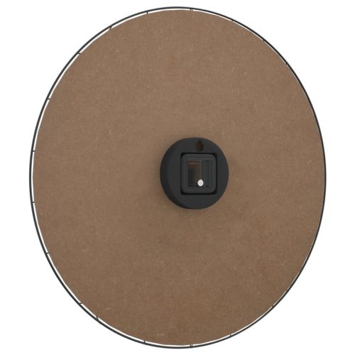  sárga és fekete szerelt fa falióra Ø50 cm