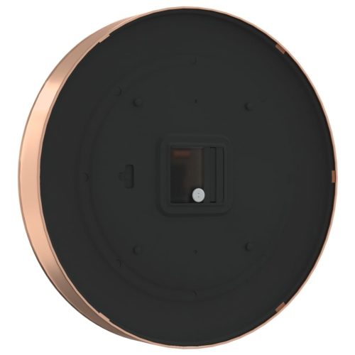  arany és kék polisztirol és üveg fa falióra Ø29,5 cm