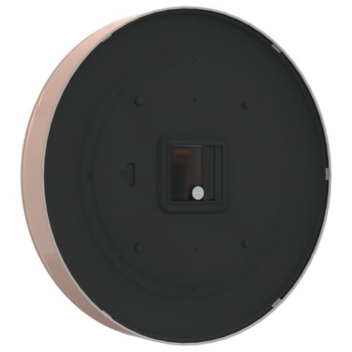  arany és fehér polisztirol és üveg fa falióra Ø29,5 cm