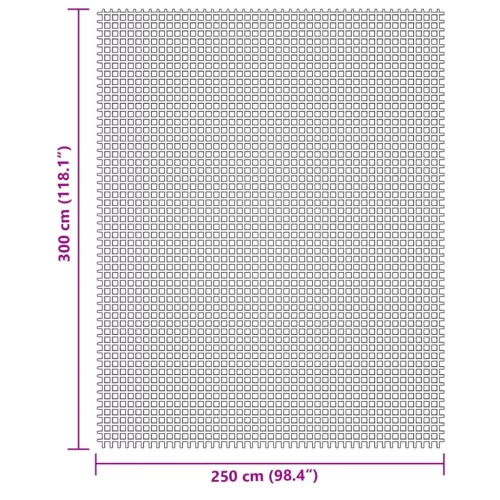  krémszínű sátorszőnyeg 3x2,5 m