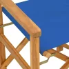  Összecsukható rendezői szék Kék tömörfa teak